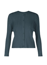 A product shot of the Pleats Please Issey Miyake RIB PLEATS NOVEMBER cardigan in .