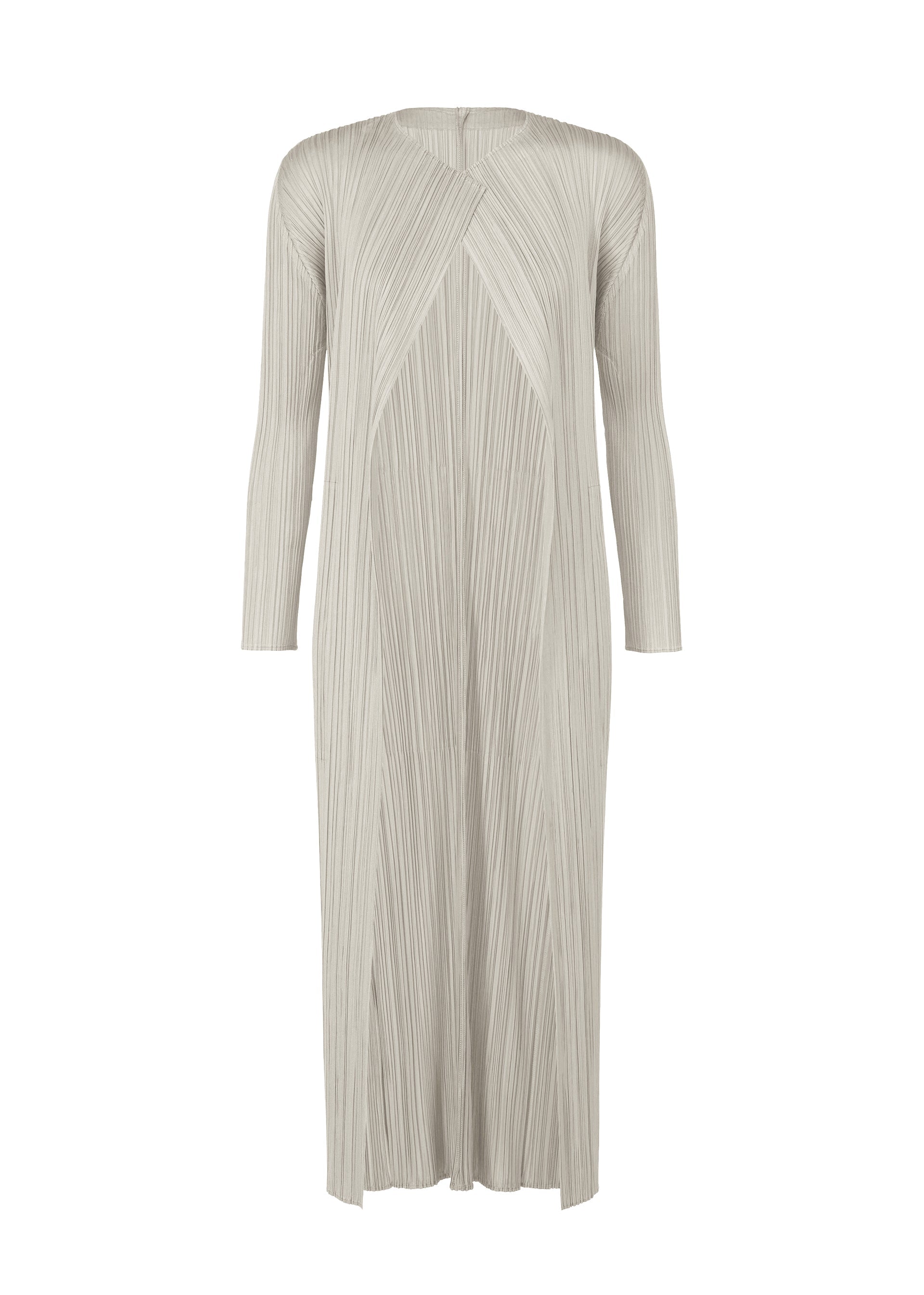 A product shot of the Pleats Please Issey Miyake MONTHLY COLORS SEPTEMBER coat in .