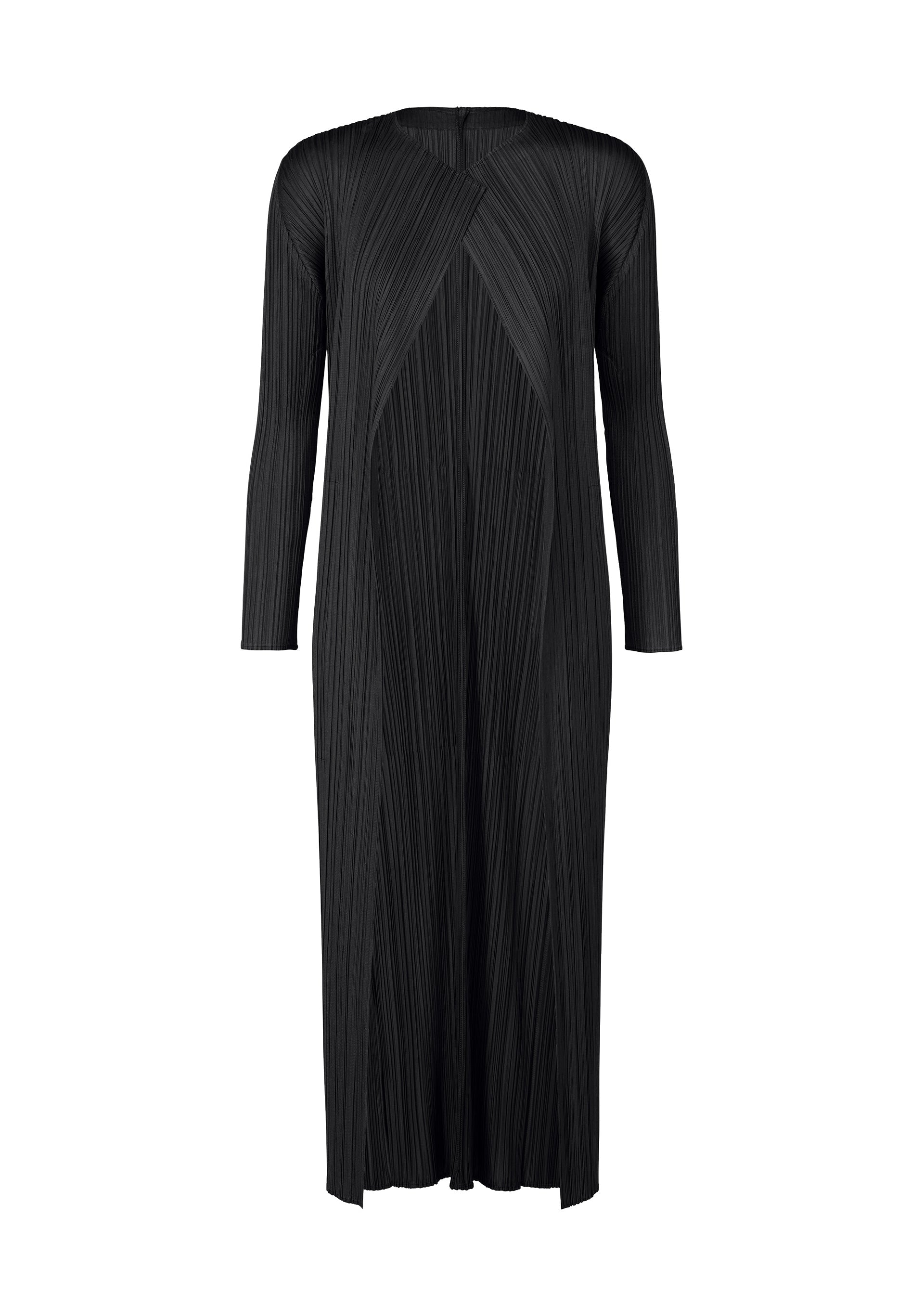 A product shot of the Pleats Please Issey Miyake MONTHLY COLORS SEPTEMBER coat in .
