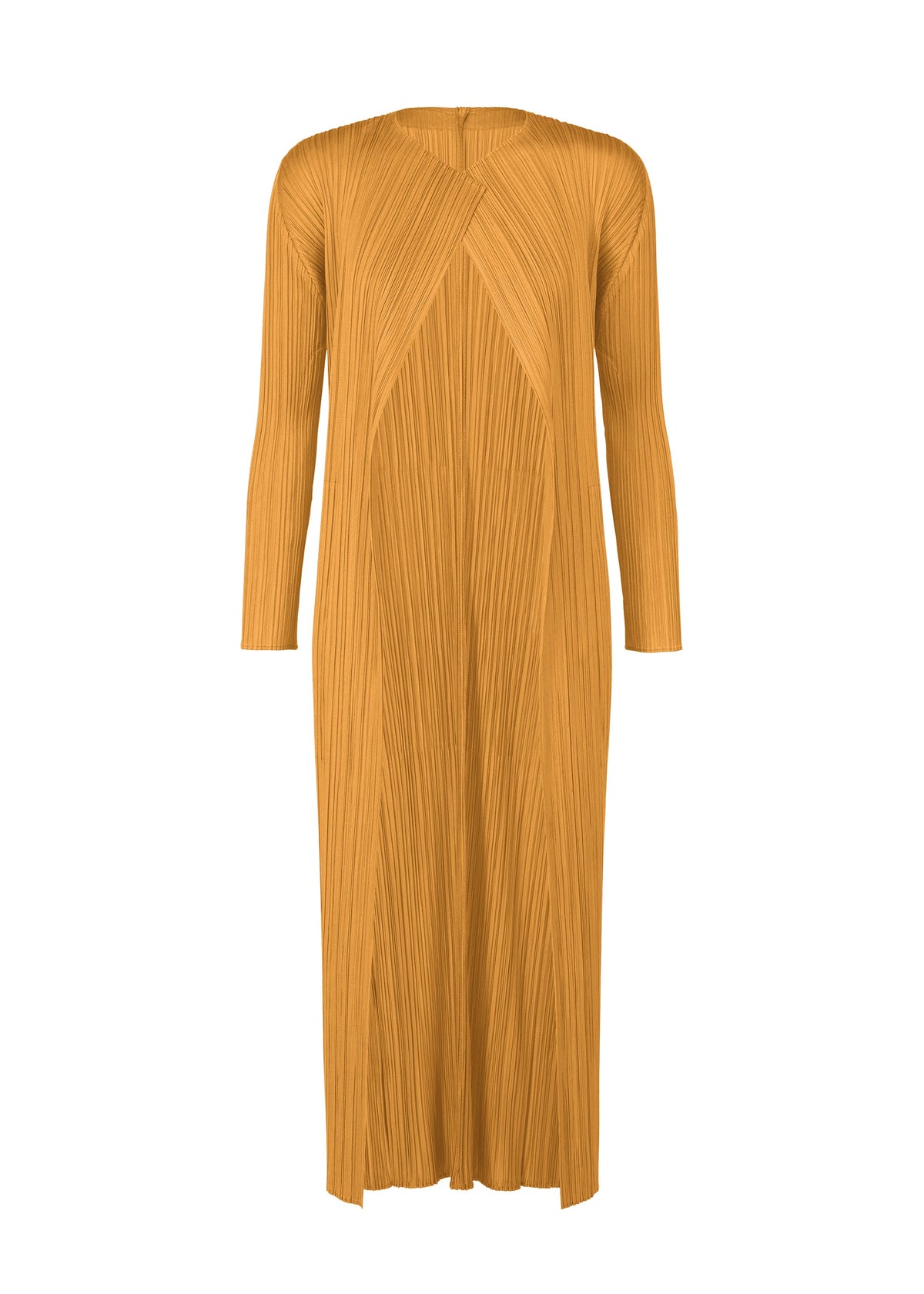 A product shot of the Pleats Please Issey Miyake MONTHLY COLORS SEPTEMBER coat in .