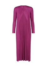 A product shot of the Pleats Please Issey Miyake MONTHLY COLORS SEPTEMBER coat in .