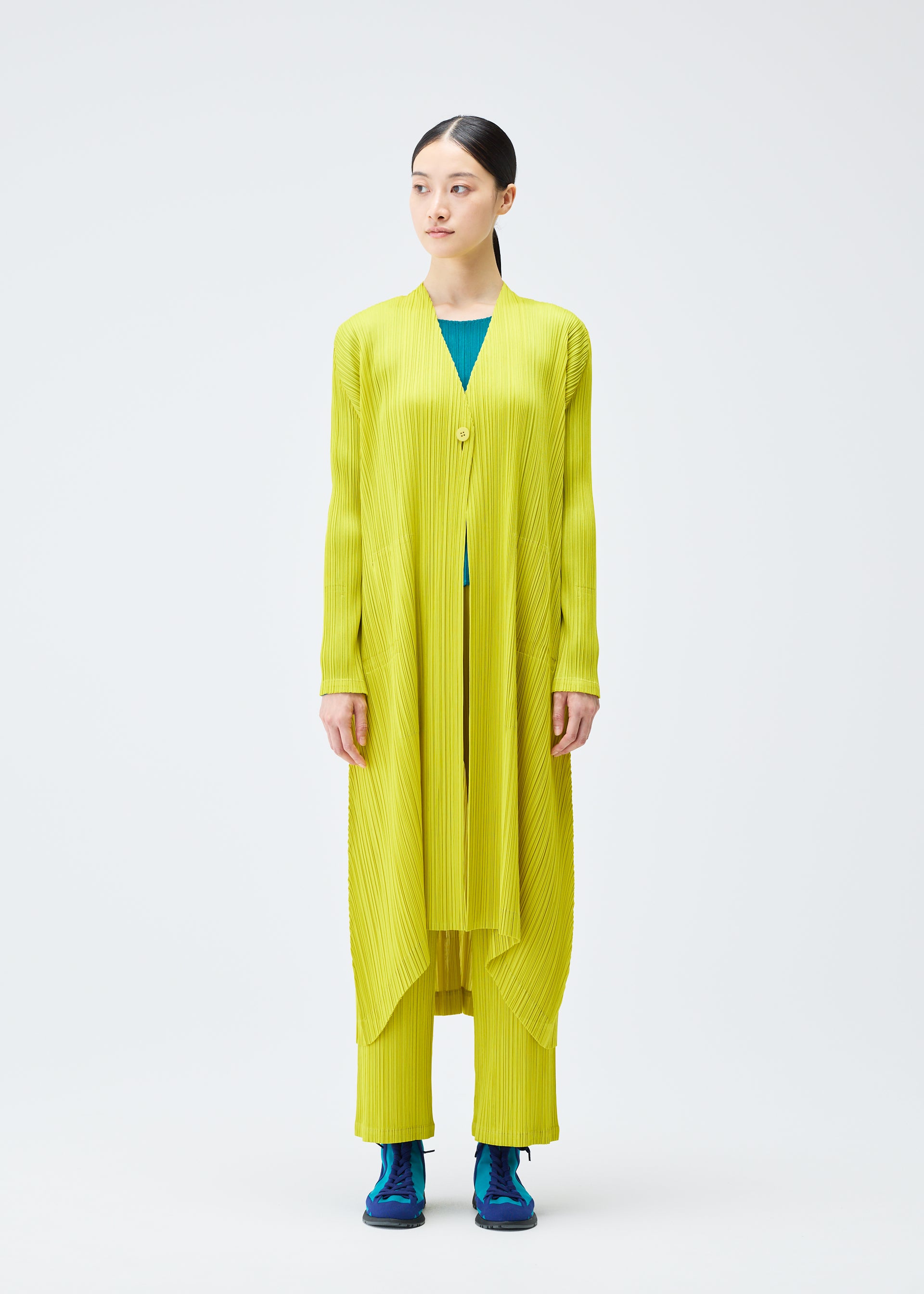 MONTHLY COLORS : OCTOBER Coat Turquoise Green