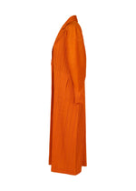 A detail shot of the Pleats Please Issey Miyake MONTHLY COLORS : DECEMBER coat.