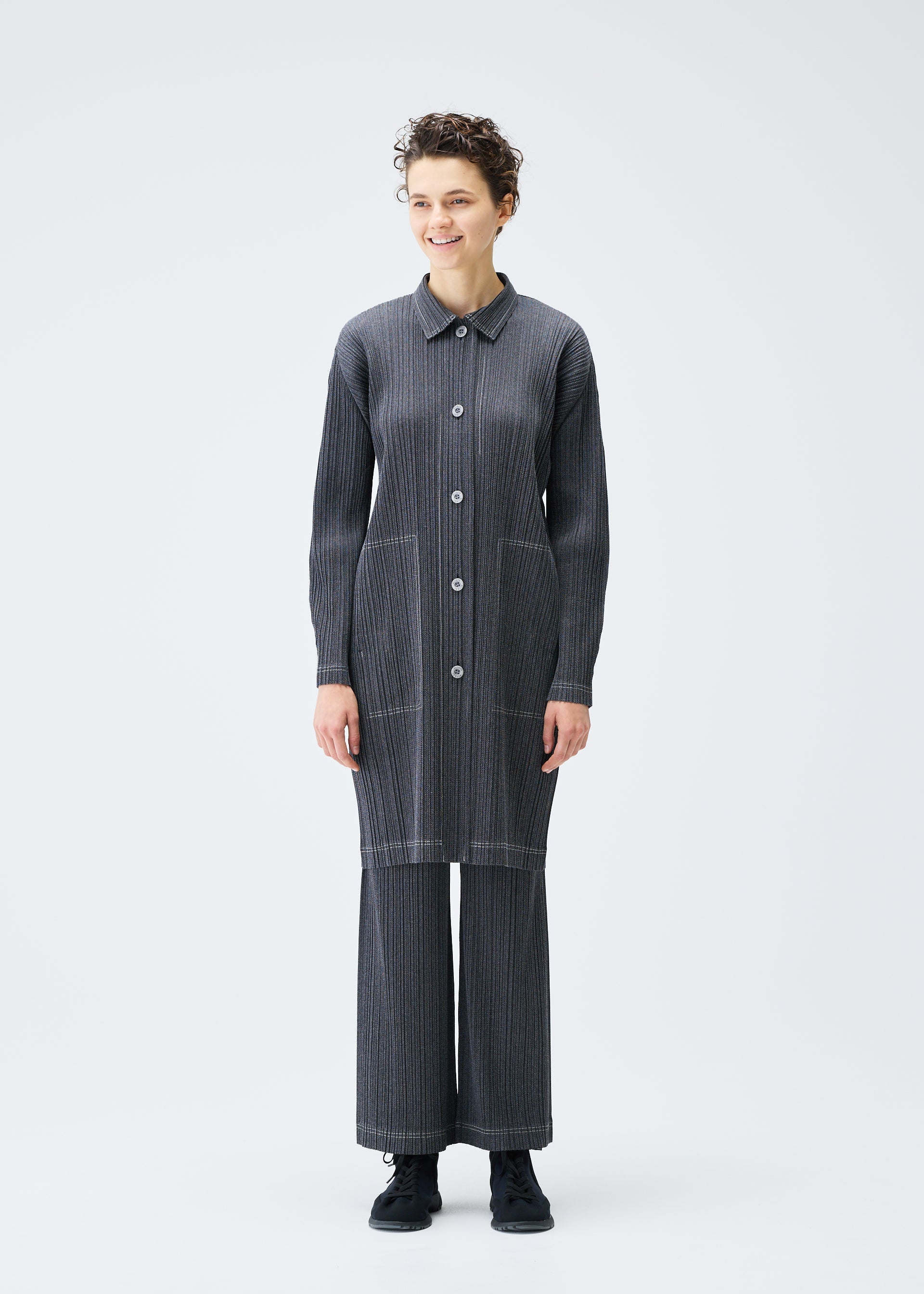 ジャケット・アウター ISSEY MIYAKE denim coat Blue cotton XL COTTON DENIM Coat Blue – ISSEY MIYAKE EU