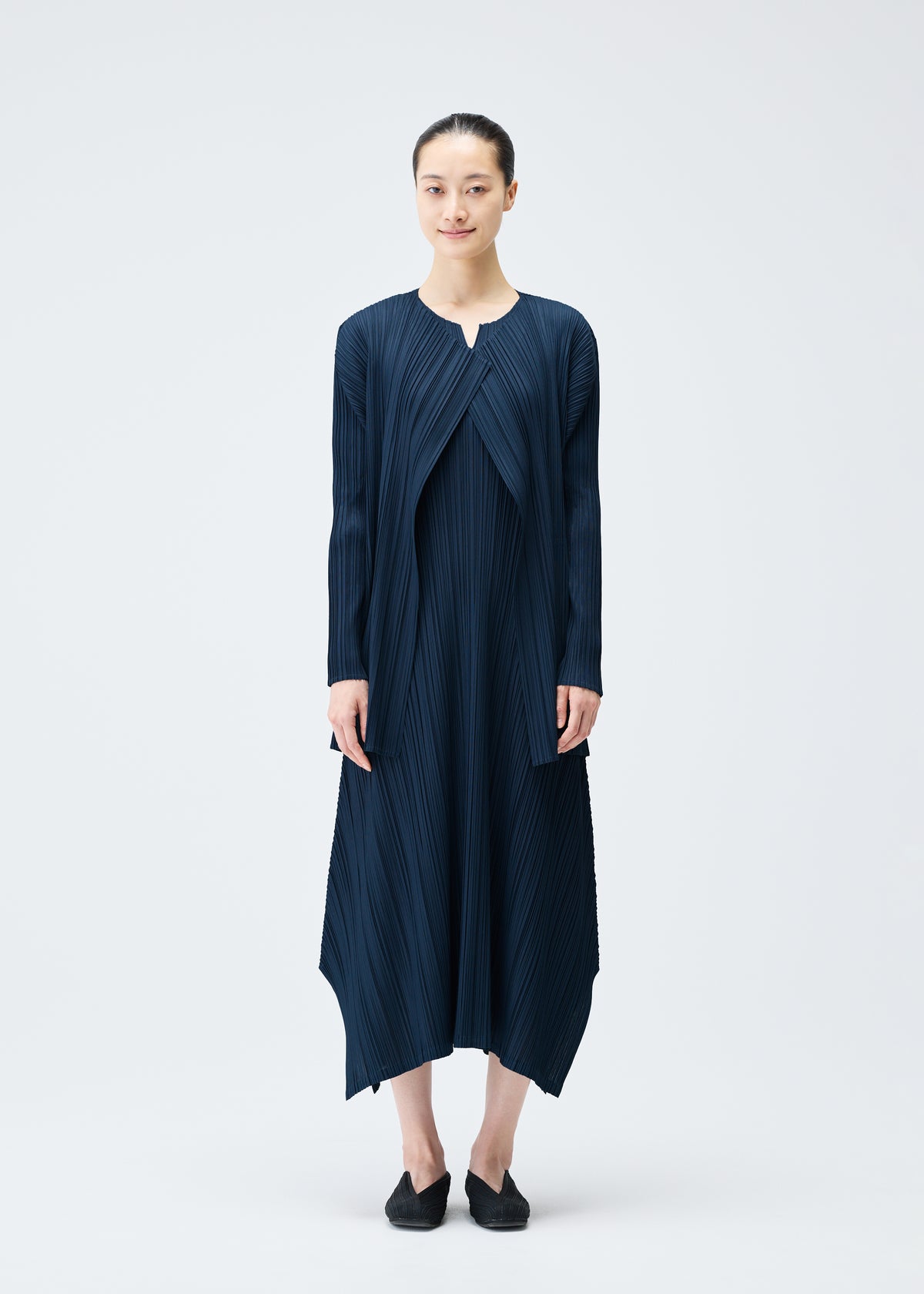 Manteau MELLOW PLEATS Marine