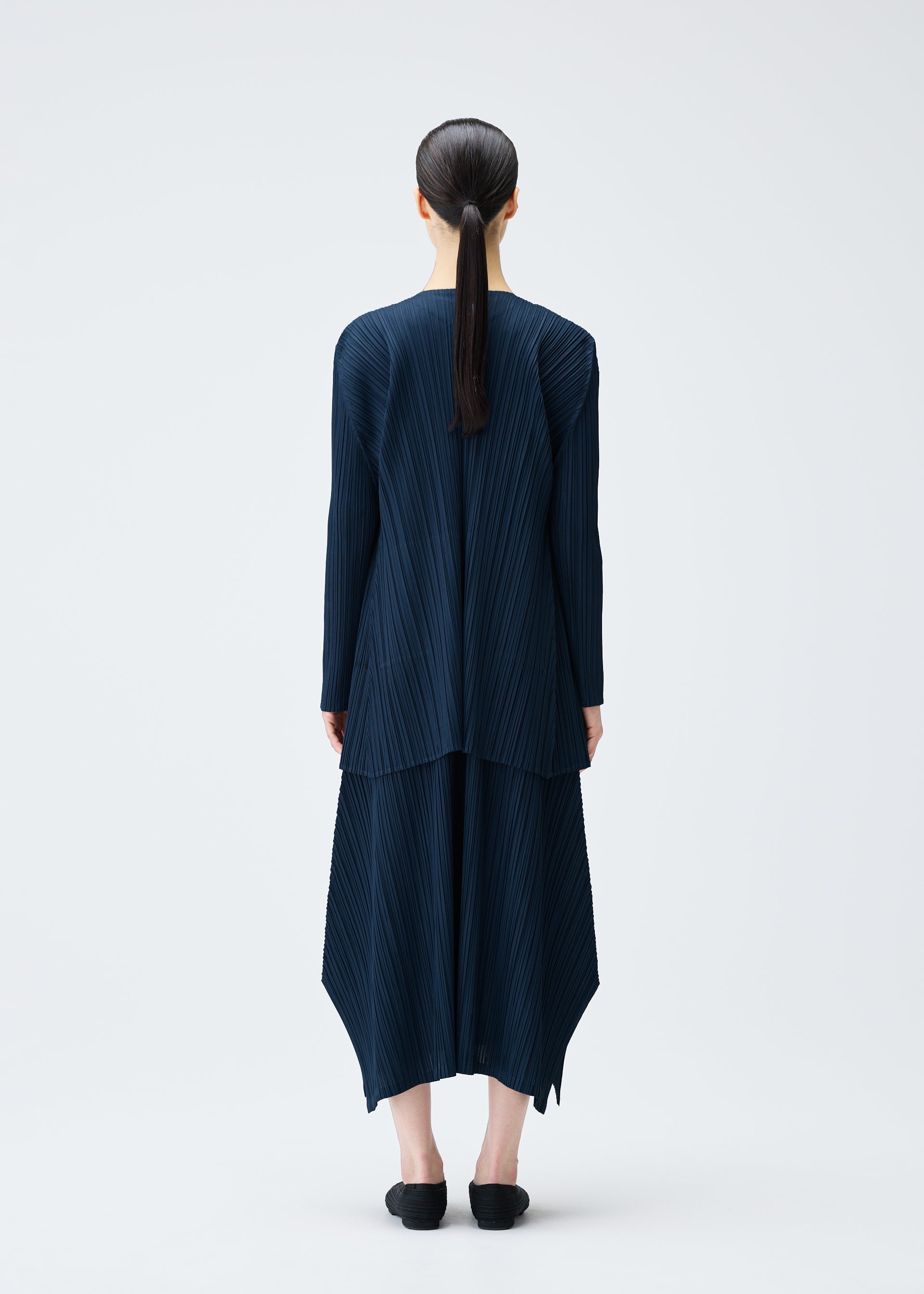Manteau MELLOW PLEATS Marine