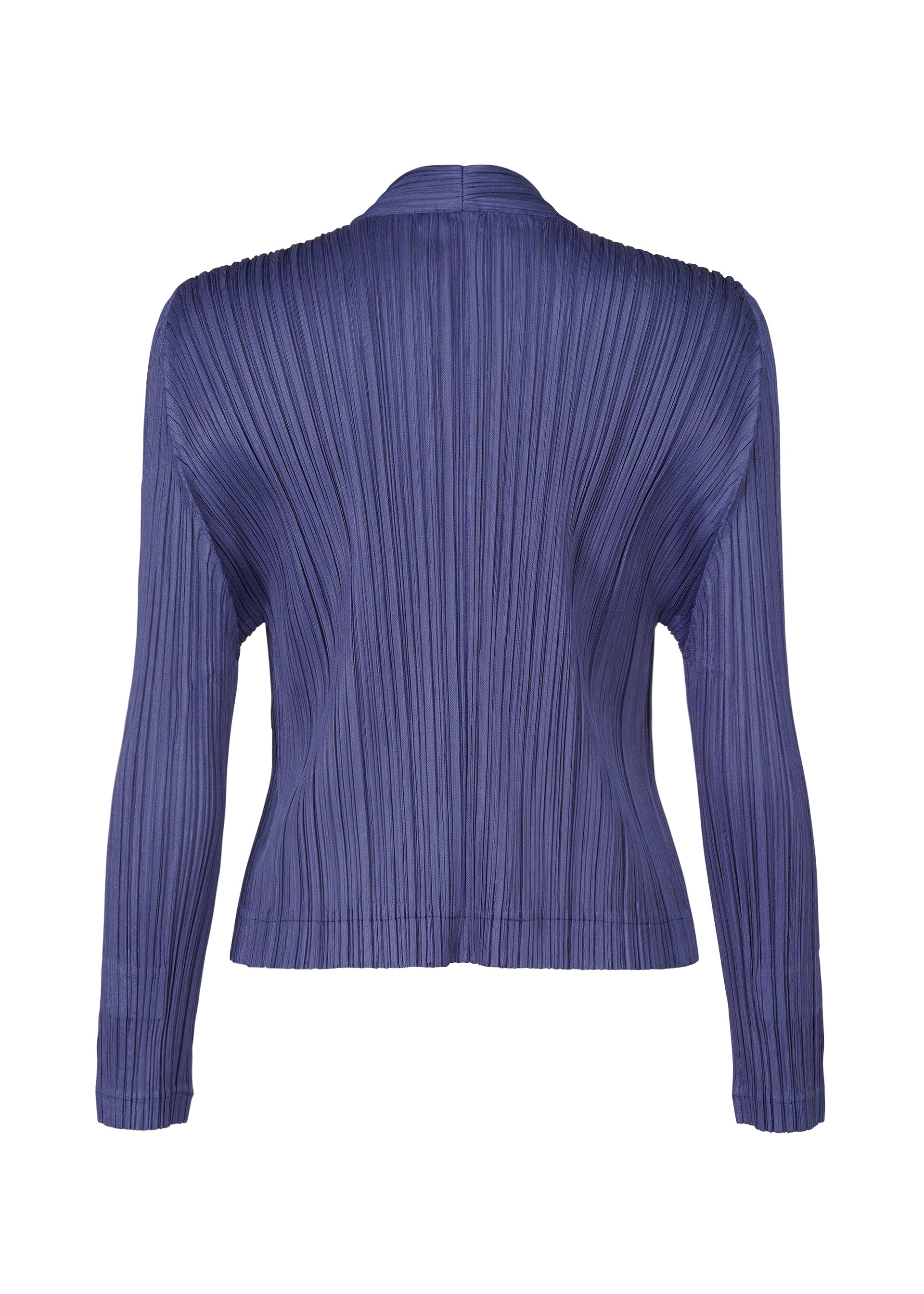 A detail shot of the Pleats Please Issey Miyake PLEATS JACKET jacket.