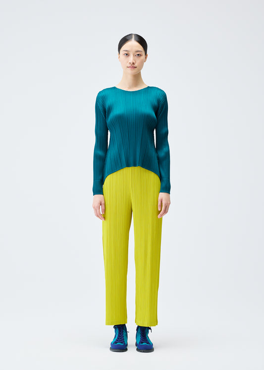 MONTHLY COLORS : OCTOBER Trousers Turquoise Green