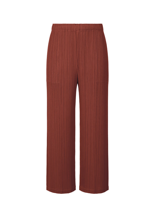 MONTHLY COLORS : OCTOBER Trousers Brown Red
