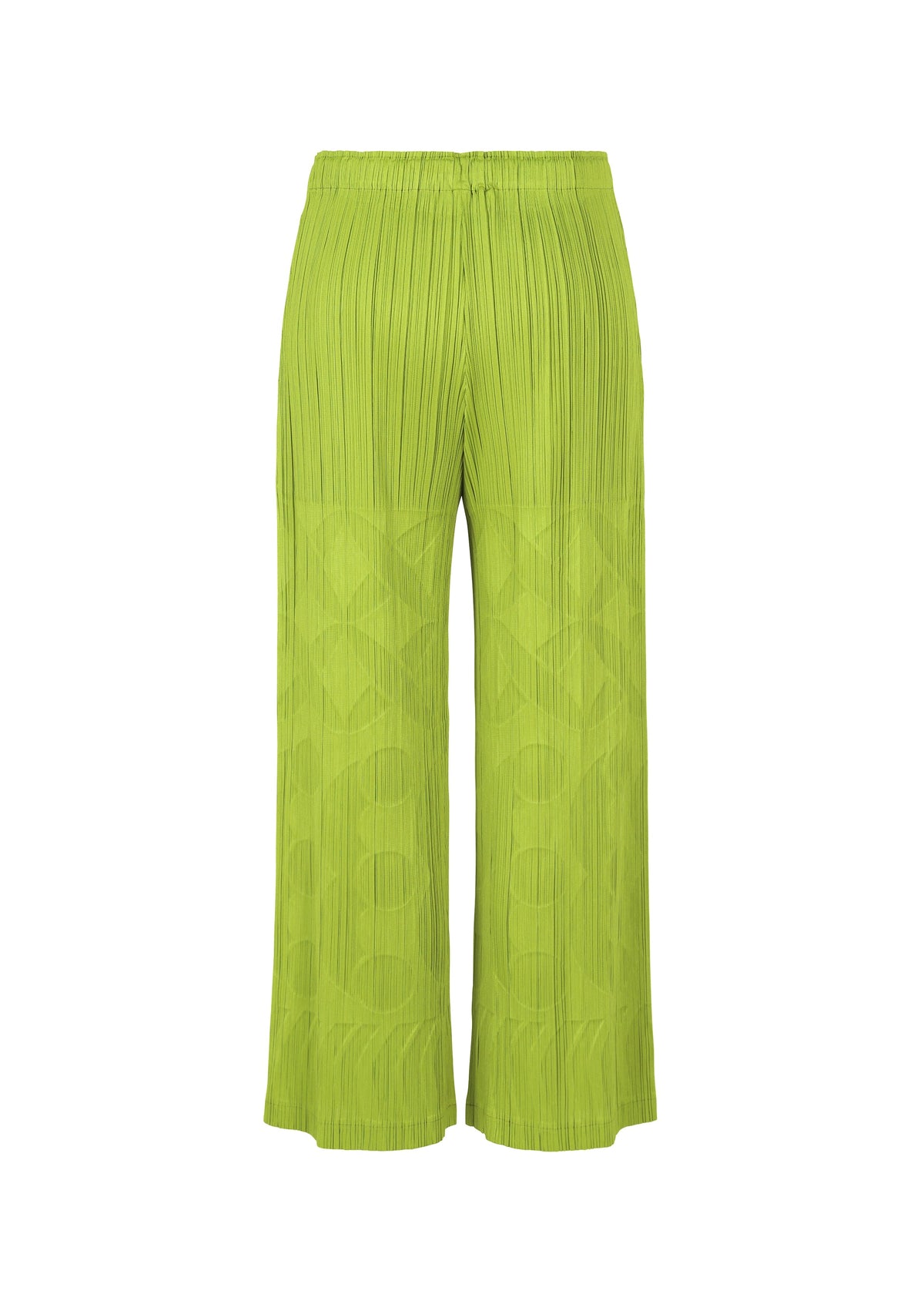 A detail shot of the Pleats Please Issey Miyake TUNE trousers.