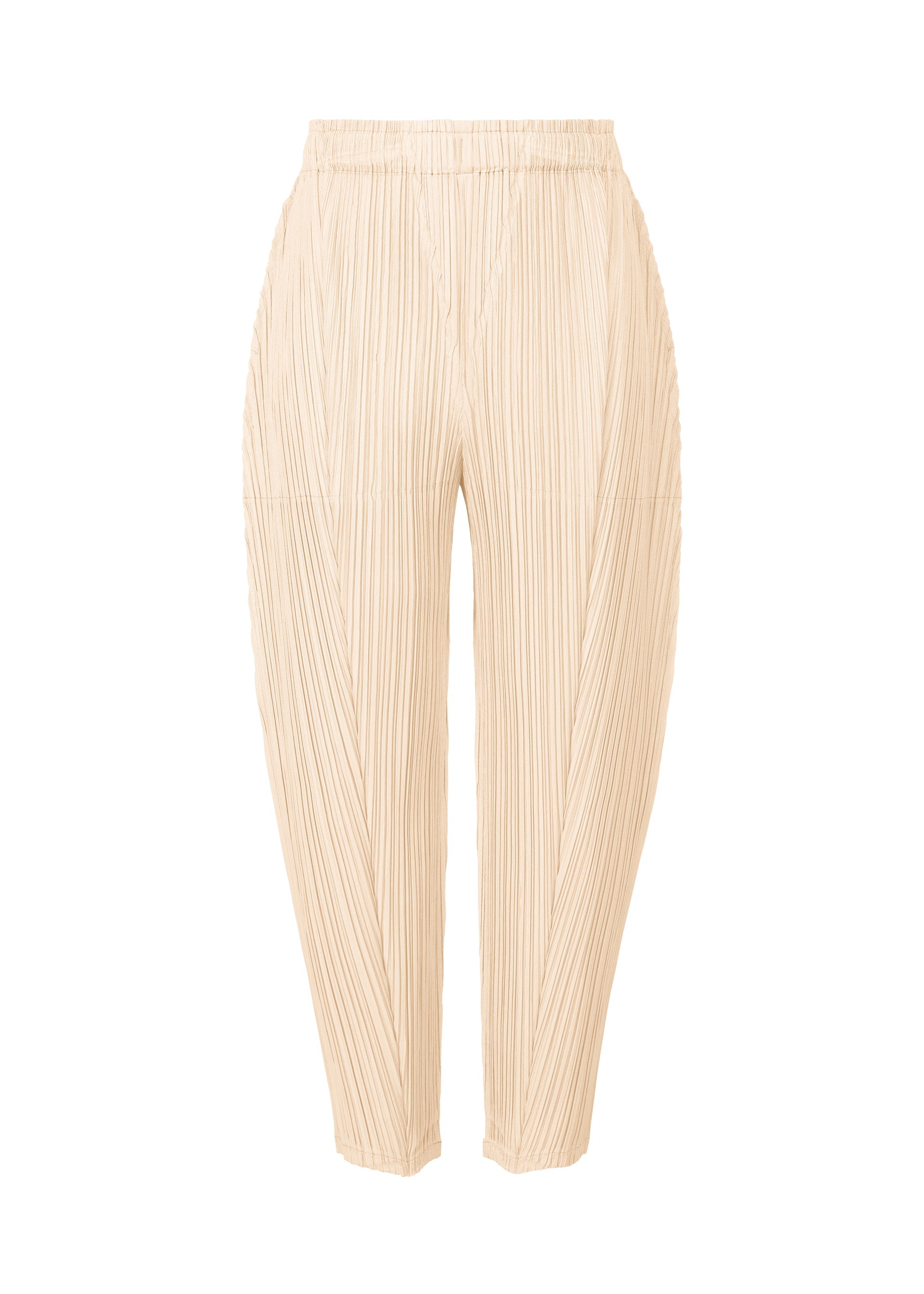 A product shot of the Pleats Please Issey Miyake THICKER BOTTOMS 2 trousers in .