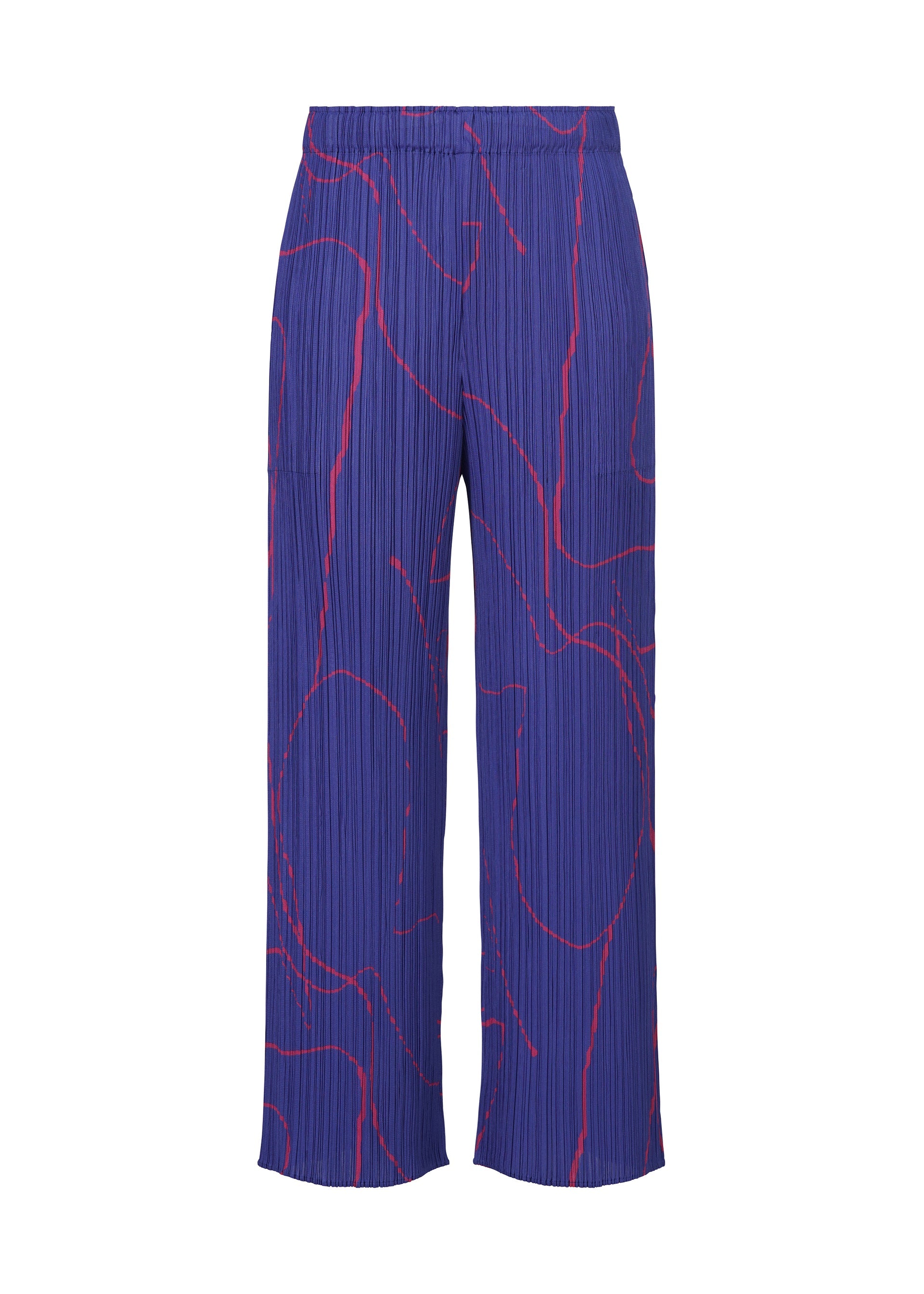 A product shot of the Pleats Please Issey Miyake PAUSE trousers in .