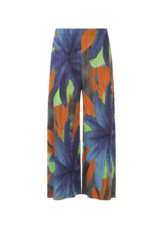 A product shot of the Pleats Please Issey Miyake CARNIVAL trousers in .