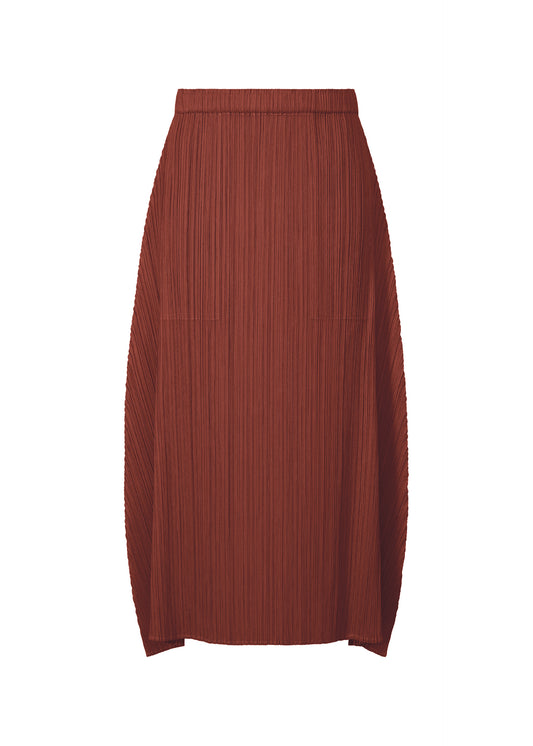 MONTHLY COLORS : OCTOBER Skirt Brown Red