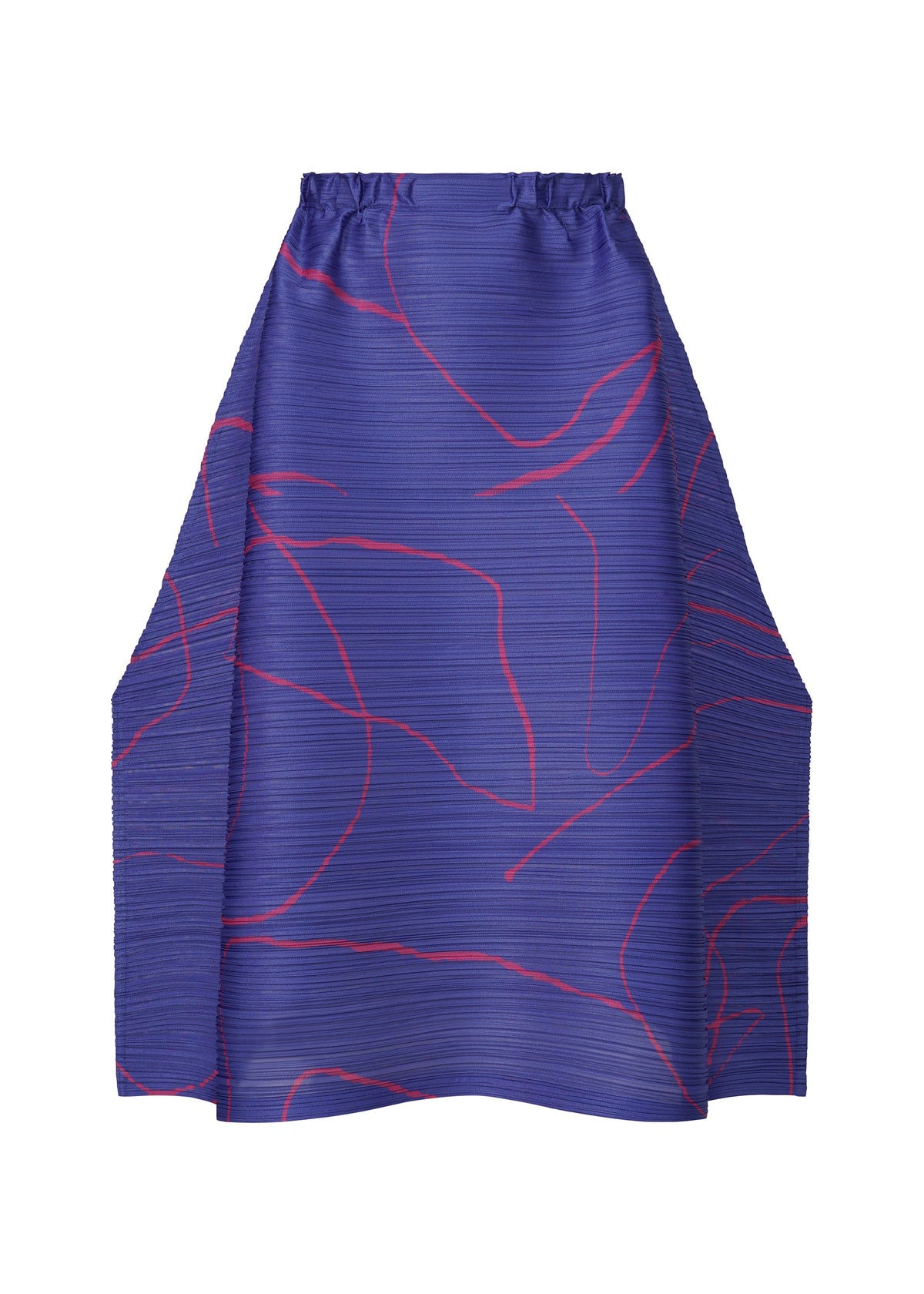 A product shot of the Pleats Please Issey Miyake PAUSE skirt in .