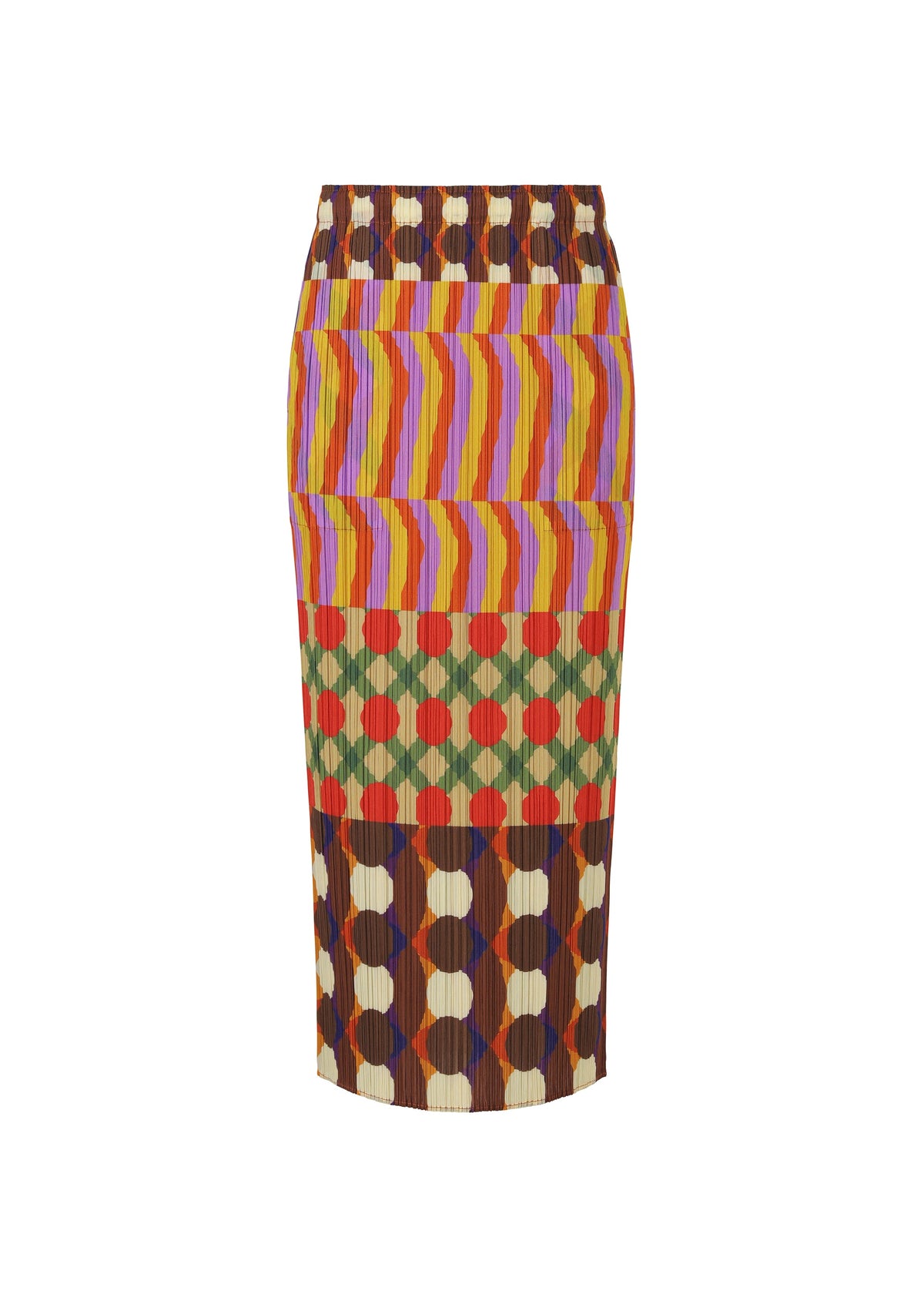 A product shot of the Pleats Please Issey Miyake HARMONY skirt in .