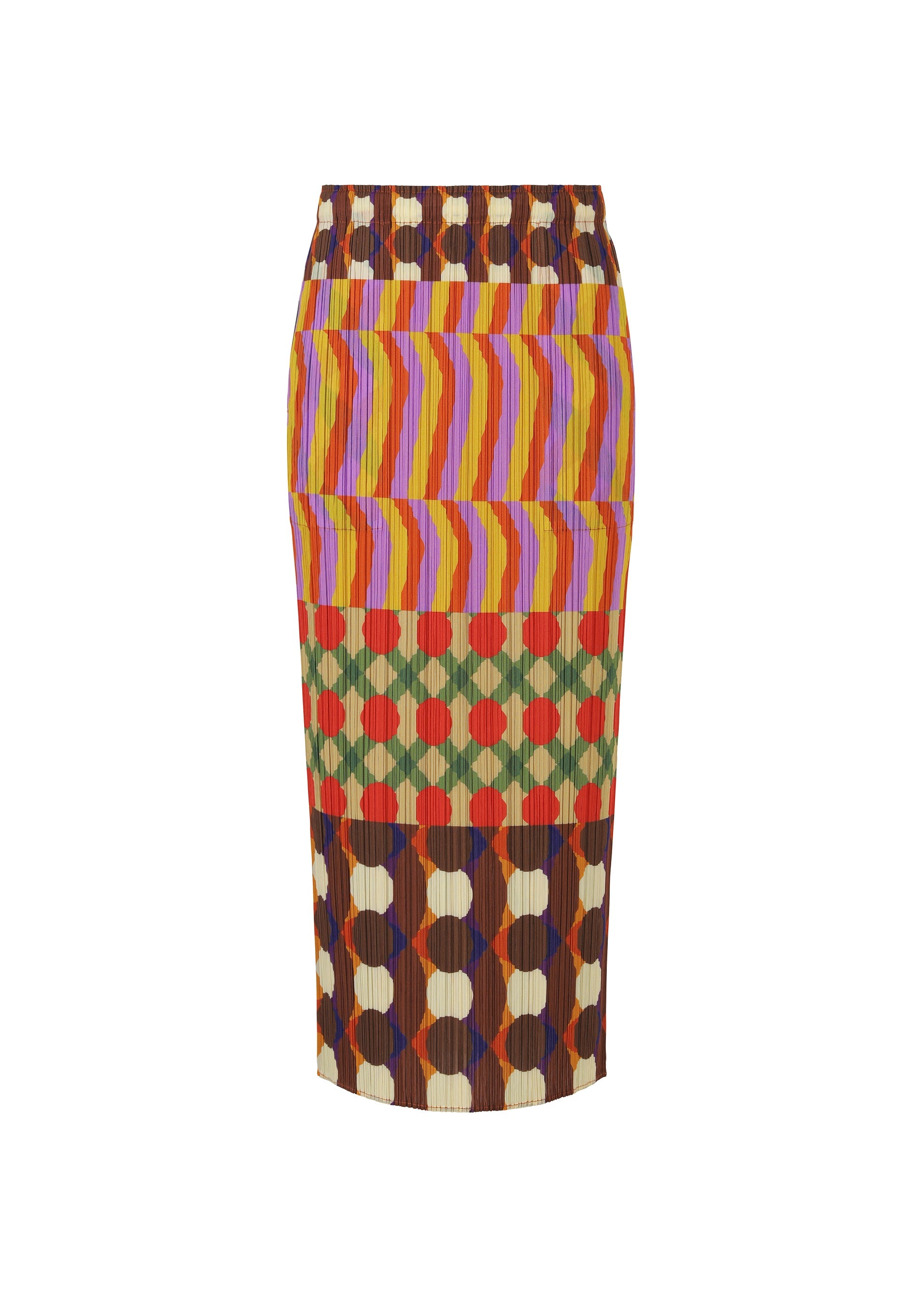 A product shot of the Pleats Please Issey Miyake HARMONY skirt in .
