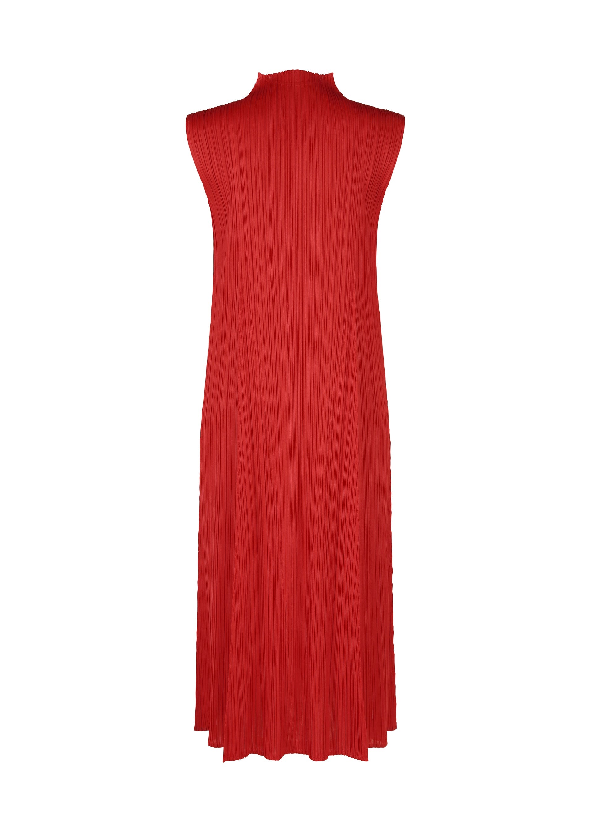 A detail shot of the Pleats Please Issey Miyake MONTHLY COLORS : NOVEMBER dress.