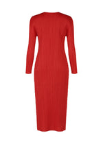A detail shot of the Pleats Please Issey Miyake MONTHLY COLORS : NOVEMBER dress.