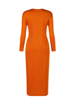 A detail shot of the Pleats Please Issey Miyake MONTHLY COLORS : DECEMBER dress.
