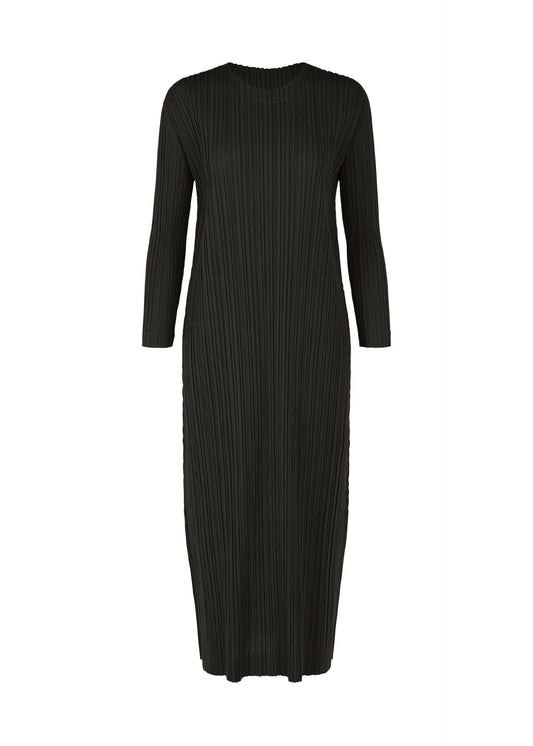 A product shot of the Pleats Please Issey Miyake WOOL PLEATS dress in .