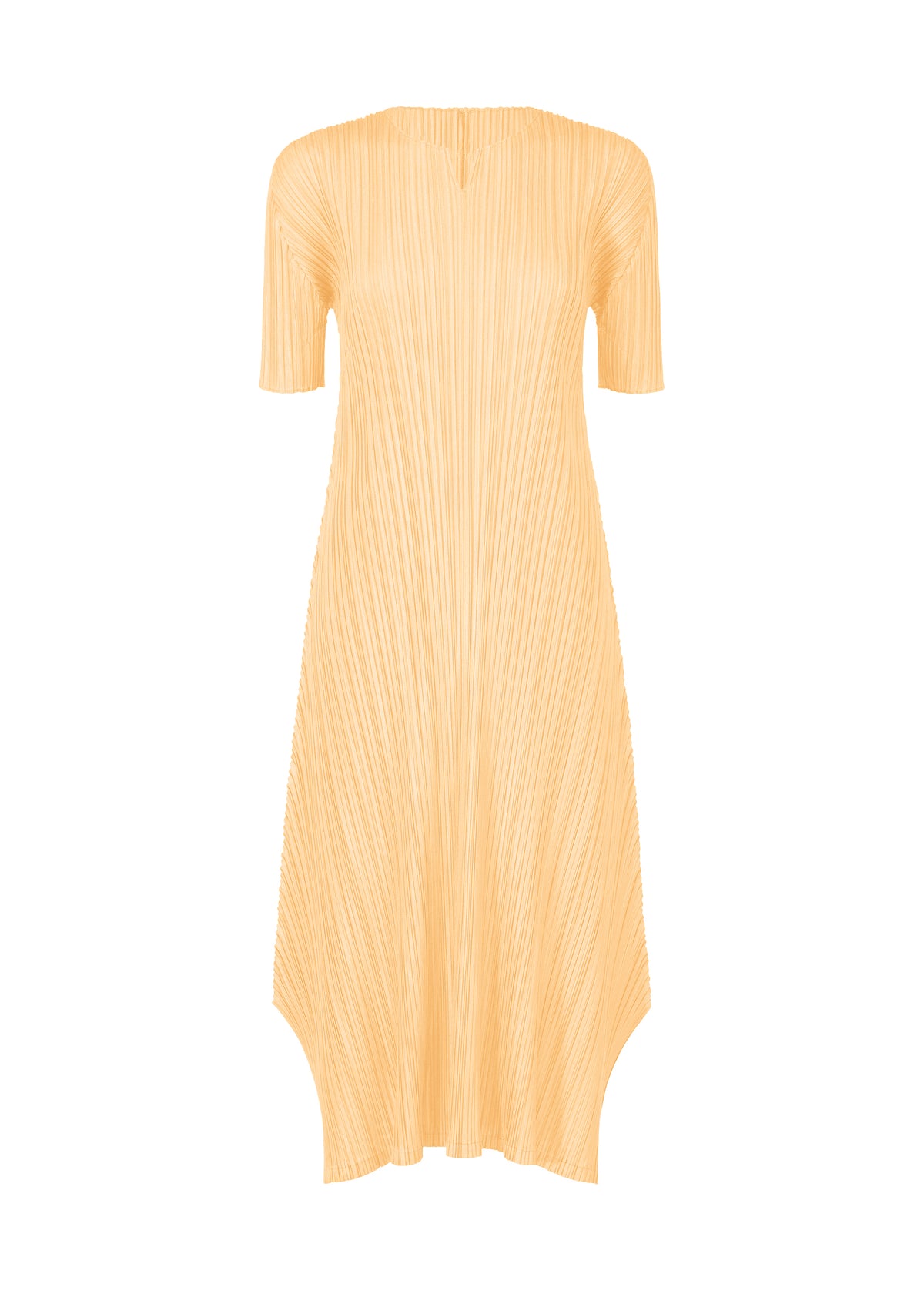 MELLOW PLEATS Dress Cream Yellow