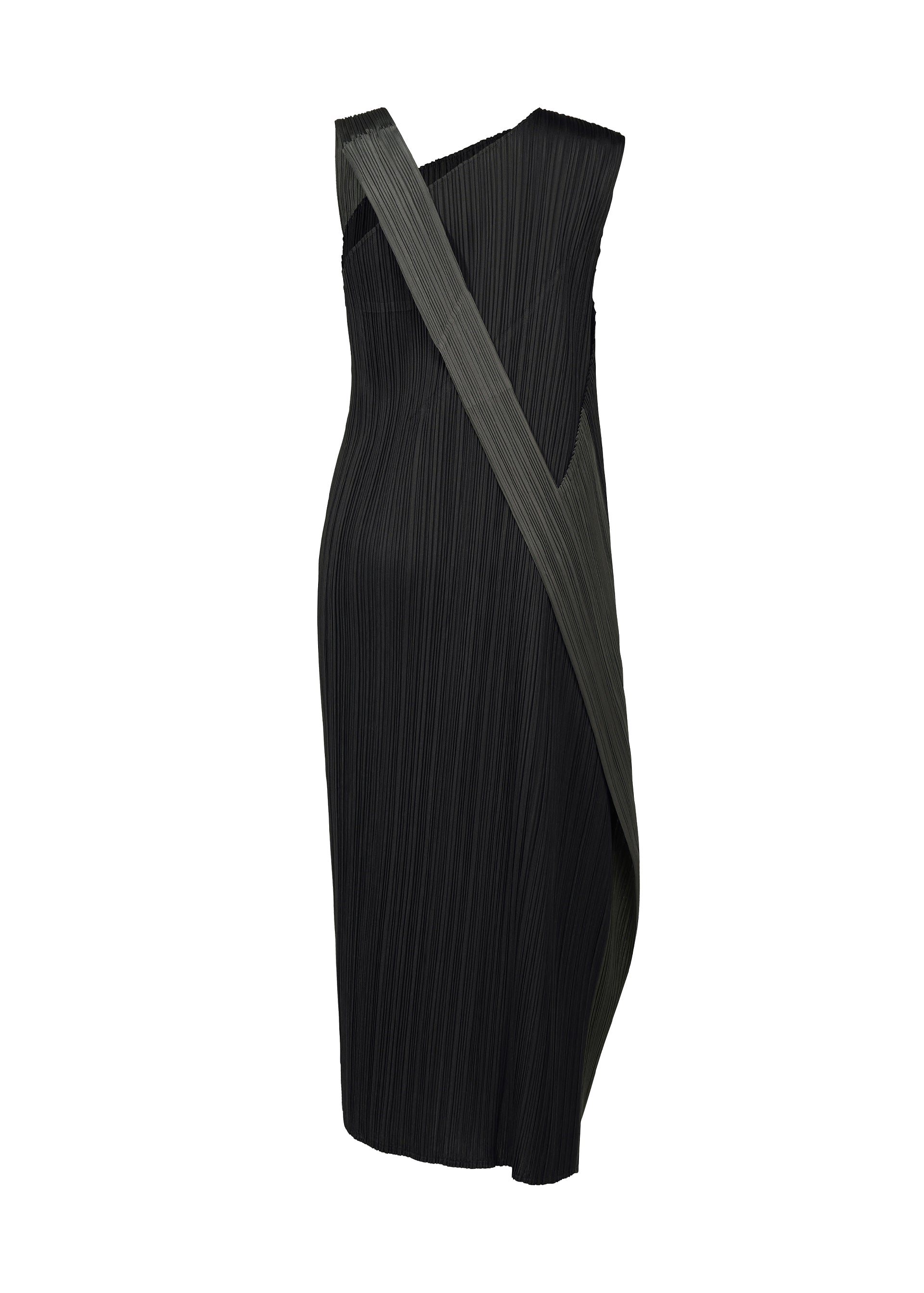 pleats please black dress RECIETY - PLEATS PLEASE ISSEY MIYAKE LONG DRESS