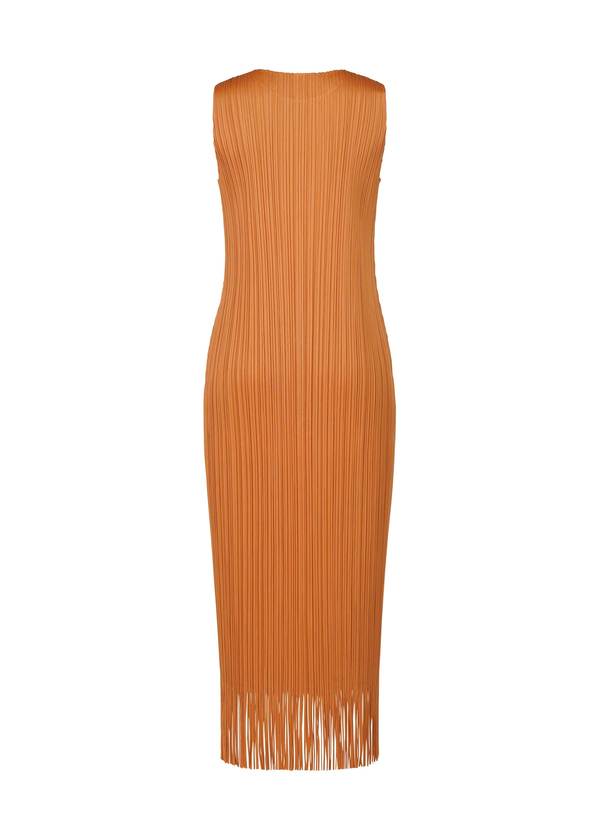 A detail shot of the PLEATS PLEASE ISSEY MIYAKE WAVE dress.