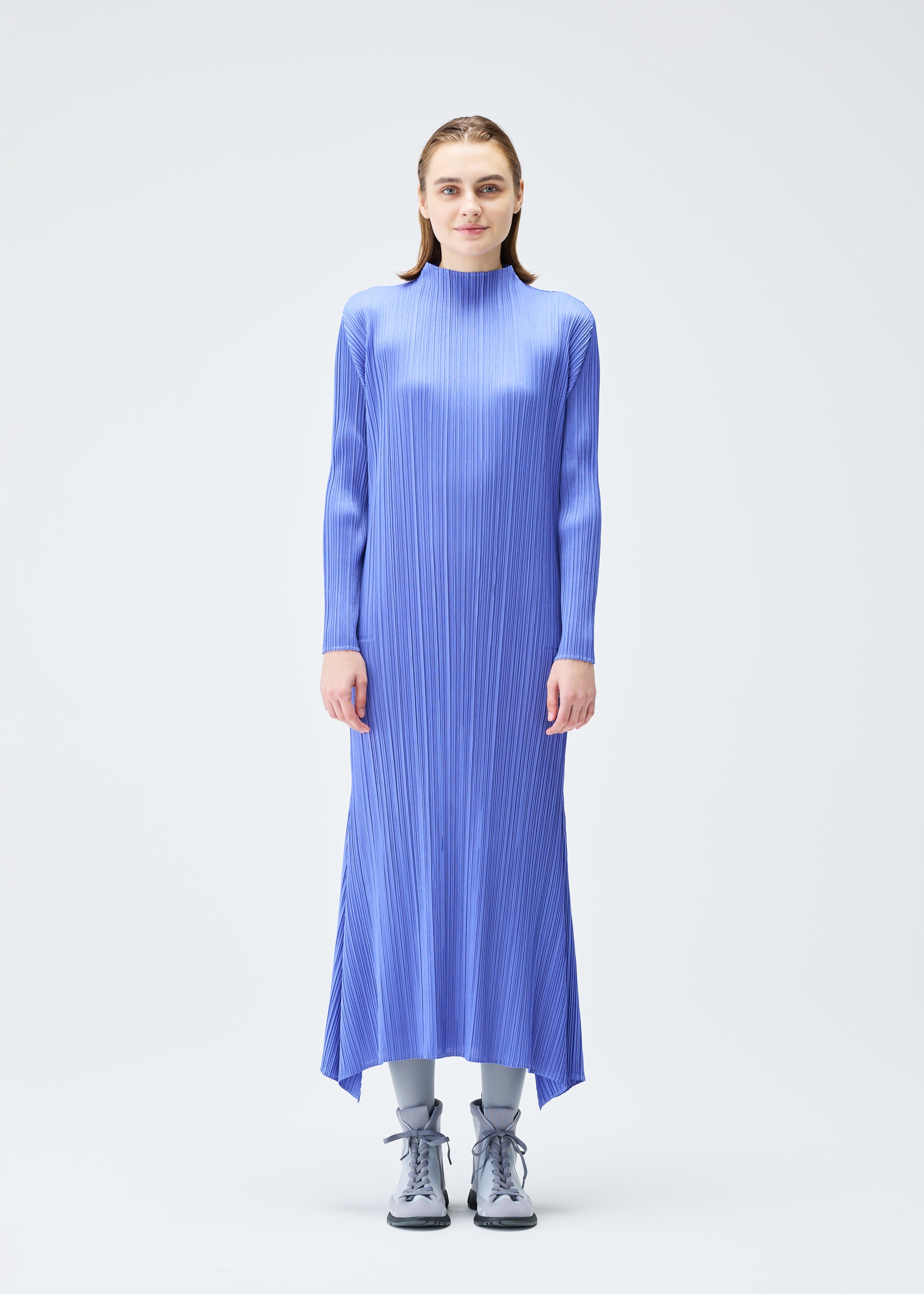 Y093 PLEATS PLEASE ISSEY MIYAKE ワンピース　水色 OLE! Dress Black – ISSEY MIYAKE EU