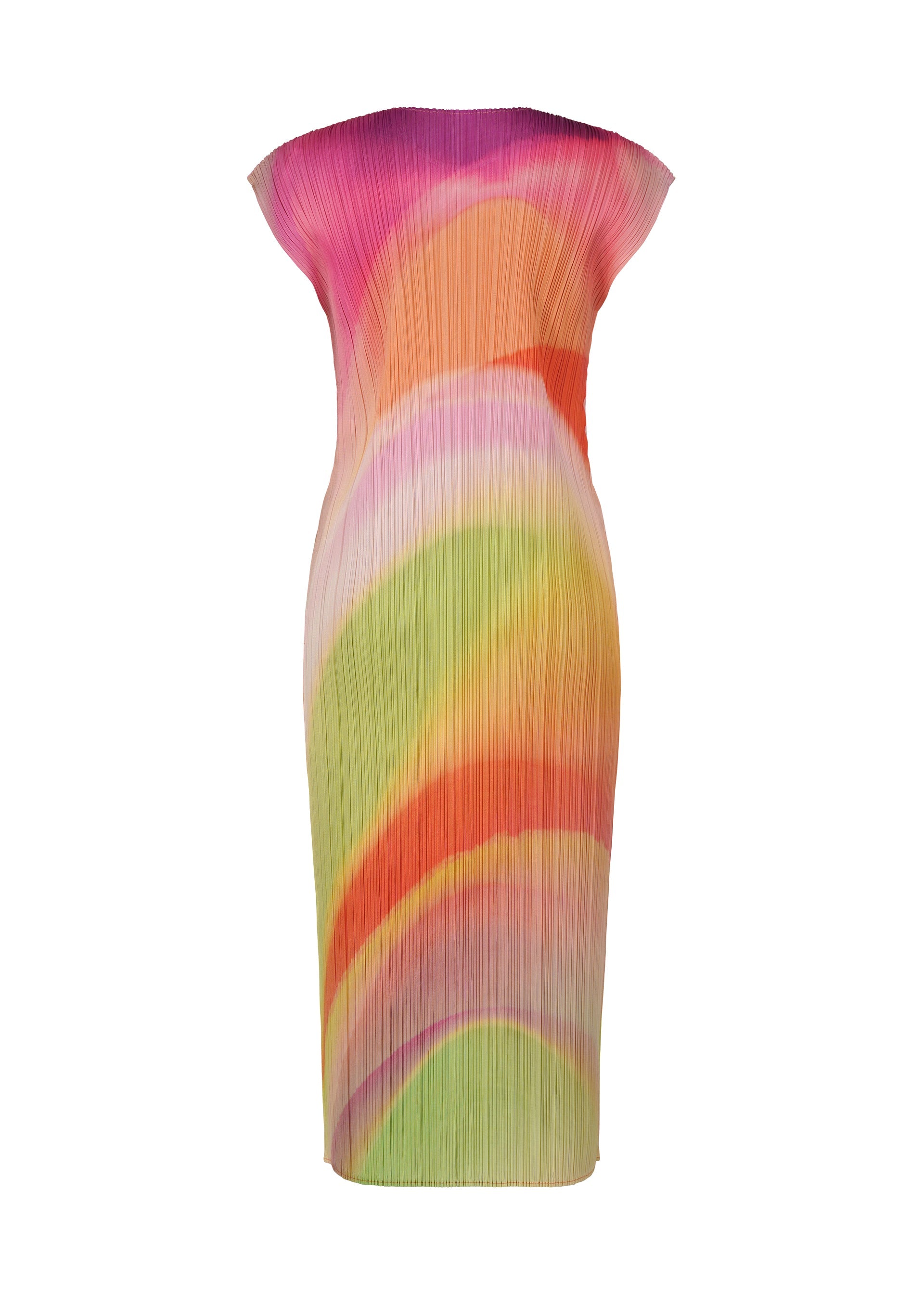 A detail shot of the PLEATS PLEASE ISSEY MIYAKE GROOVE dress.