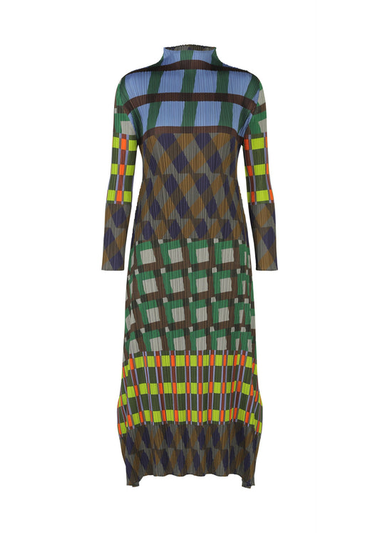 A product shot of the Pleats Please Issey Miyake HARMONY dress in .