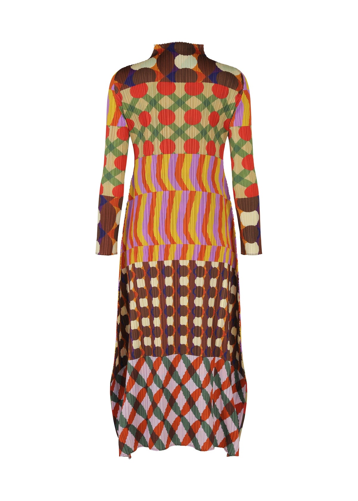 A detail shot of the Pleats Please Issey Miyake HARMONY dress.