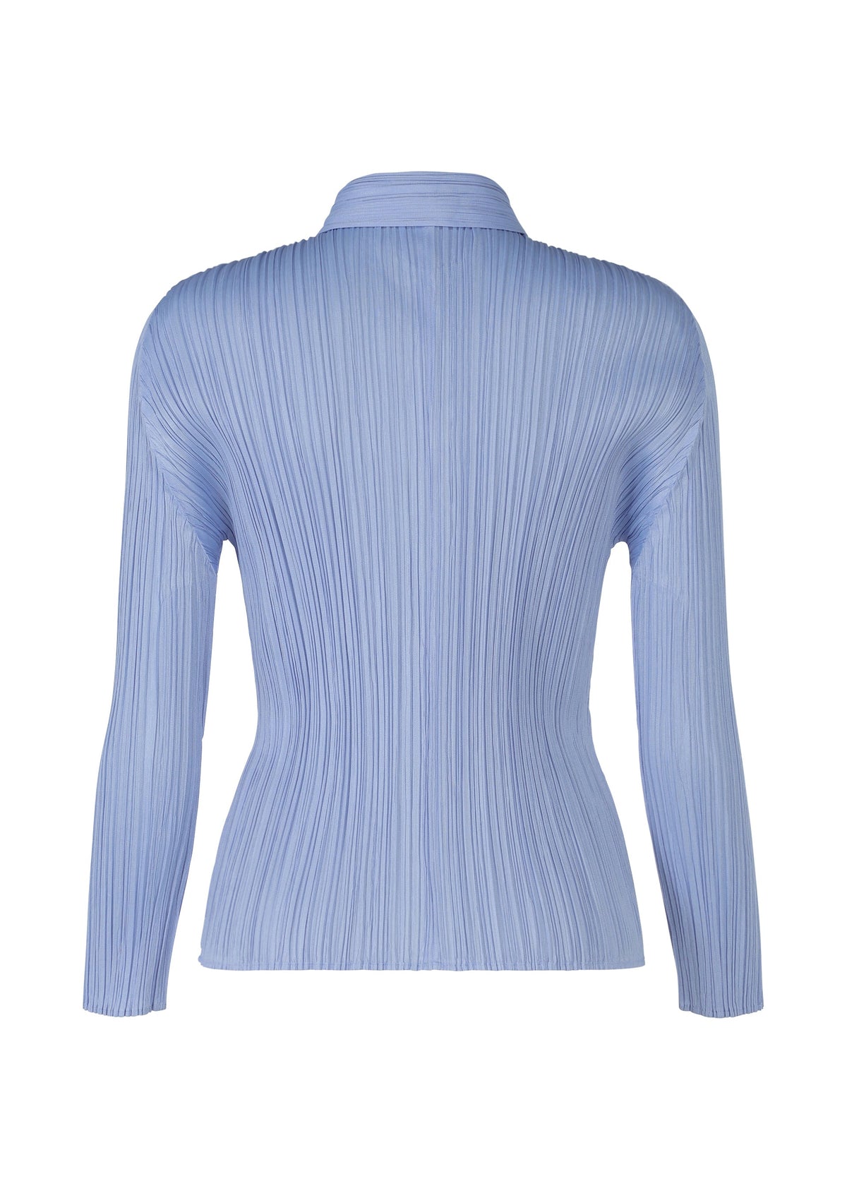 A detail shot of the Pleats Please Issey Miyake PLEATS Top top.