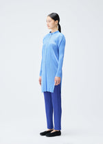 A model wears the Pleats Please Issey Miyake PLEATS Top top.