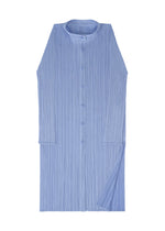 A detail shot of the Pleats Please Issey Miyake PLEATS Top top.