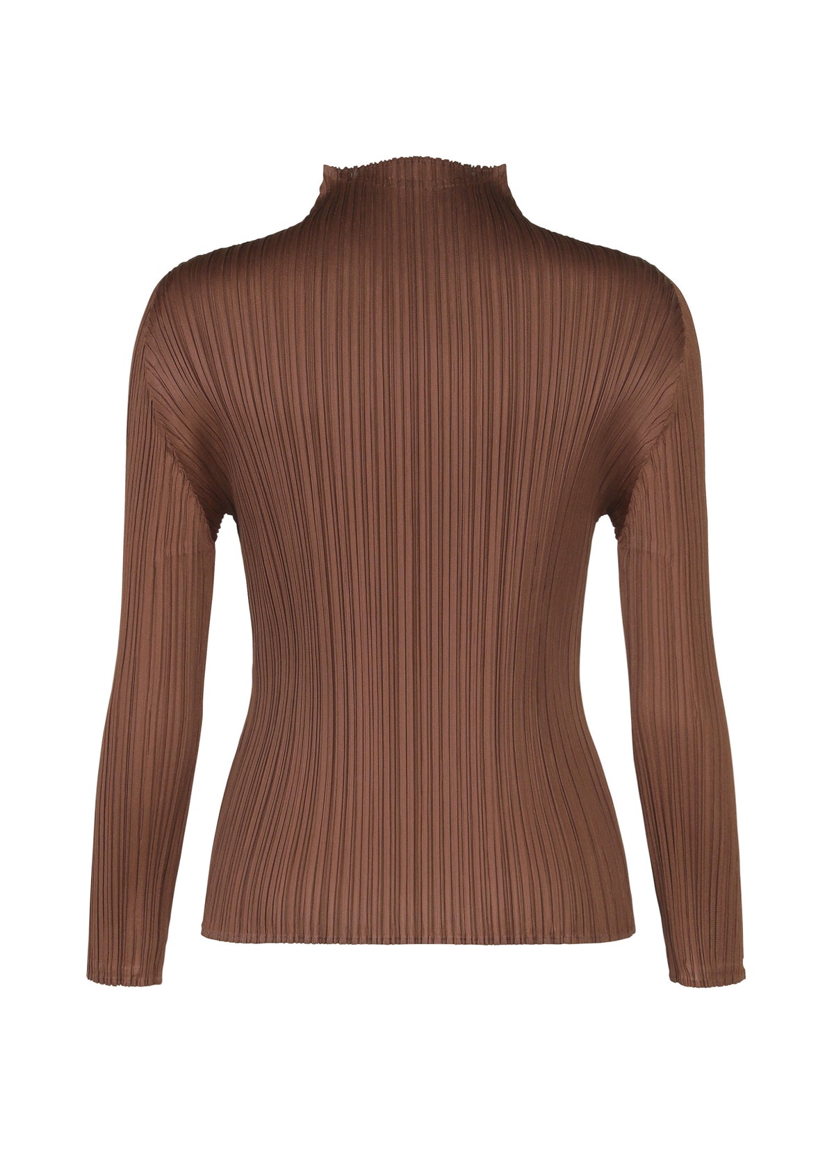 A detail shot of the Pleats Please Issey Miyake MONTHLY COLORS : NOVEMBER shirt.