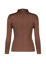 A detail shot of the Pleats Please Issey Miyake MONTHLY COLORS : NOVEMBER shirt.