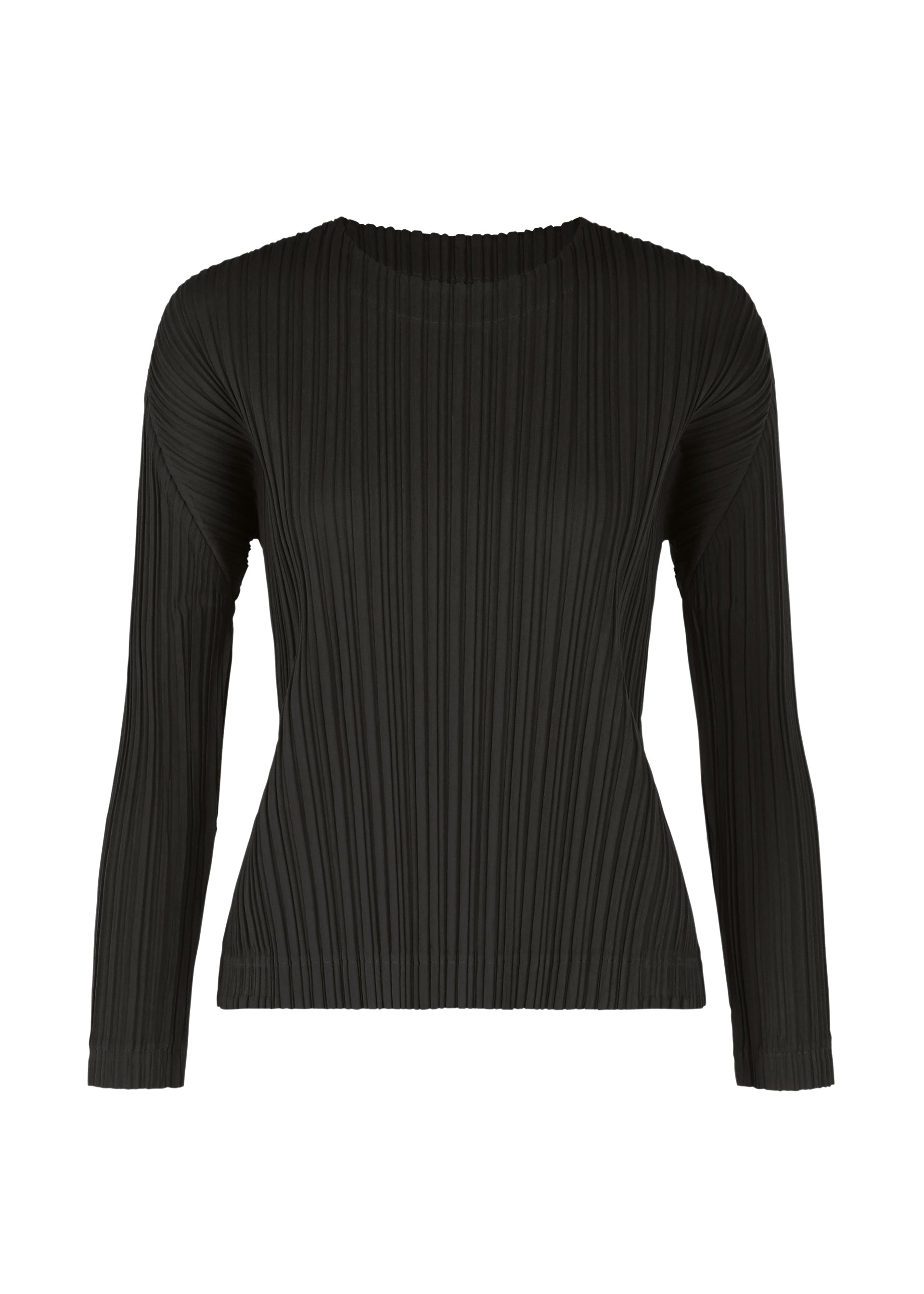 ISSEY MIYAKE PLEATS PLEASE フリンジ　トップス　黒 WOOL PLEATS Top Black – ISSEY MIYAKE EU