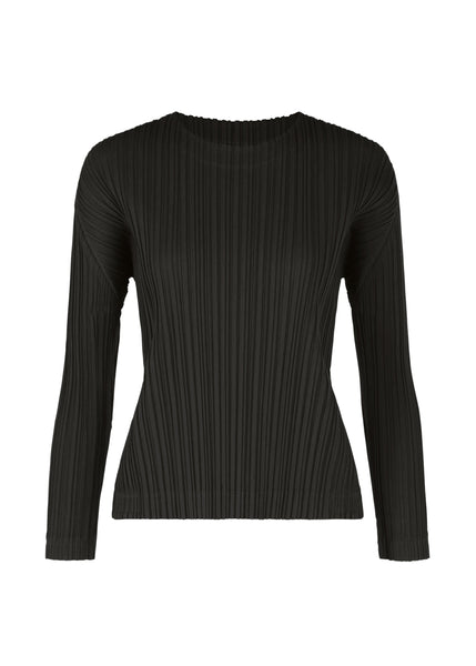 PLEATS PLEASE ISSEY MIYAKE ブラック 長袖 トップス WOOL PLEATS Top Black – ISSEY MIYAKE EU