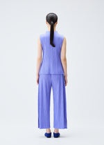 MELLOW PLEATS Top Saxe Blue