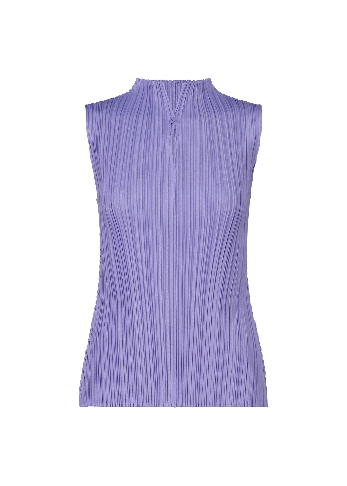 MELLOW PLEATS Top Saxe Blue