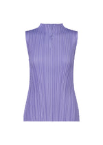 MELLOW PLEATS Top Saxe Blue