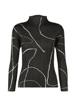 A product shot of the Pleats Please Issey Miyake PAUSE top in .