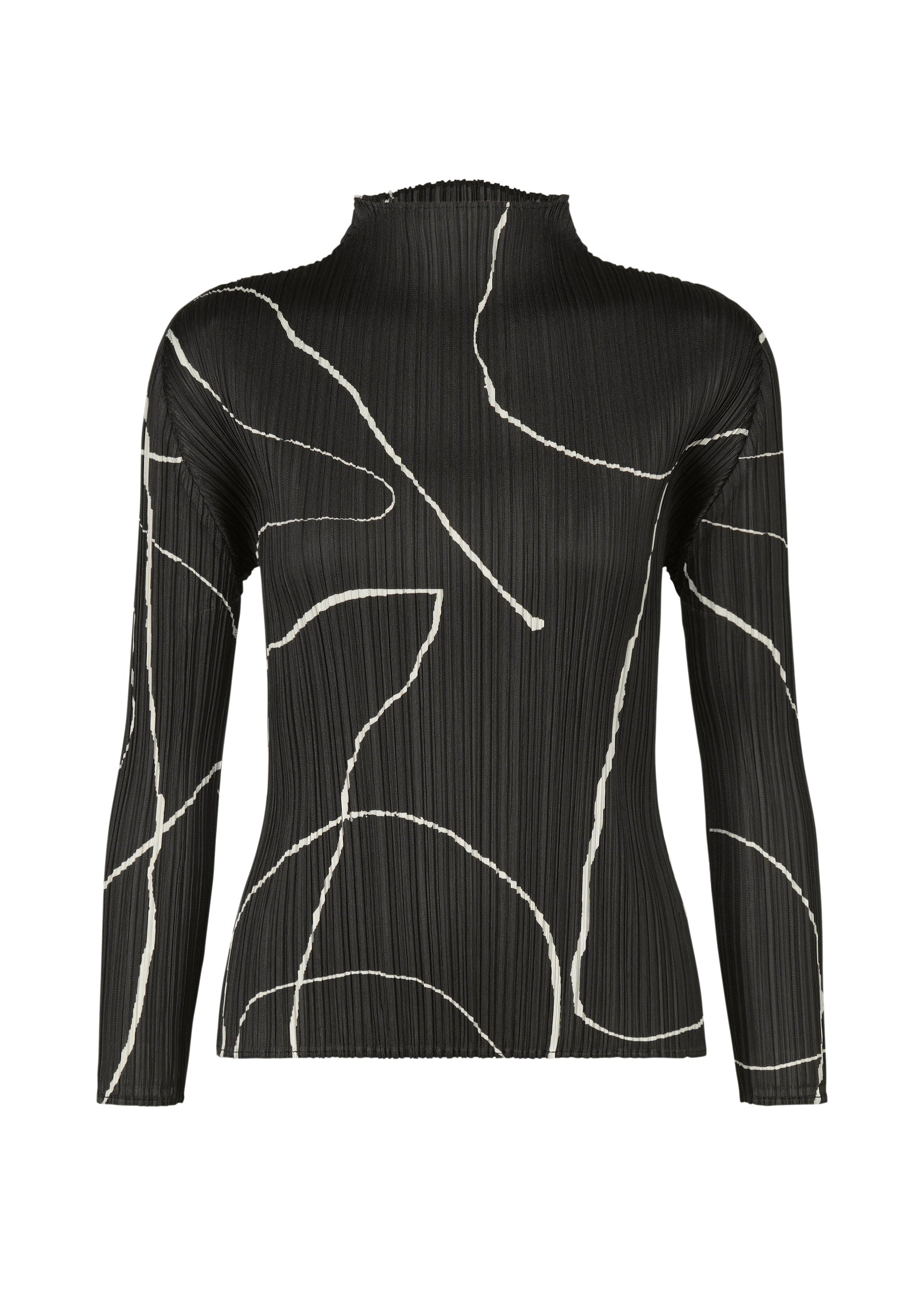 A product shot of the Pleats Please Issey Miyake PAUSE top in .