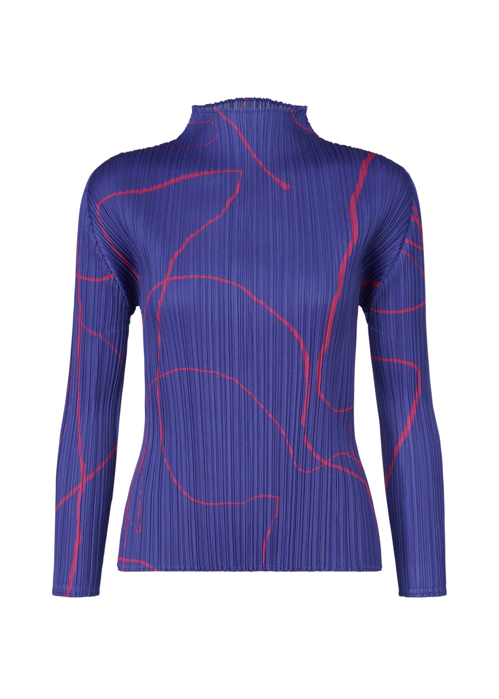 A product shot of the Pleats Please Issey Miyake PAUSE top in .