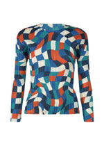 DANCING SQUARE Top Blue