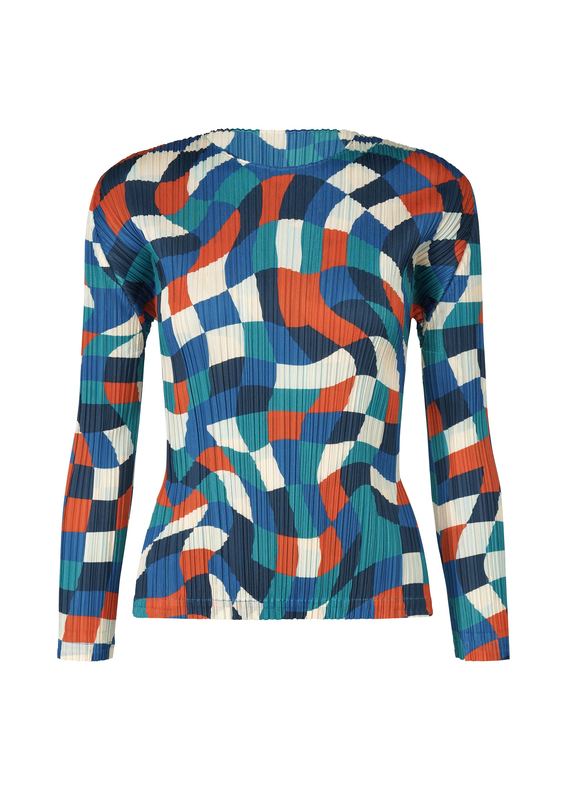 DANCING SQUARE Top Blue