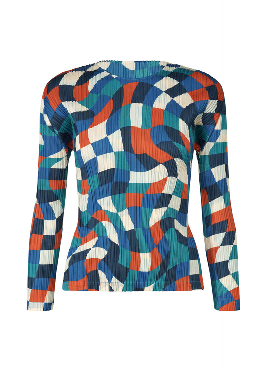 DANCING SQUARE Top Blue