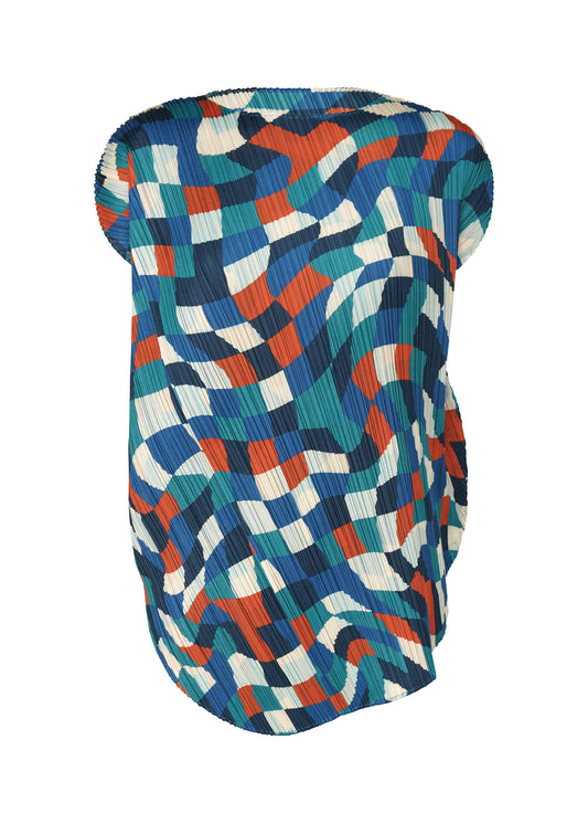 DANCING SQUARE Top Blue