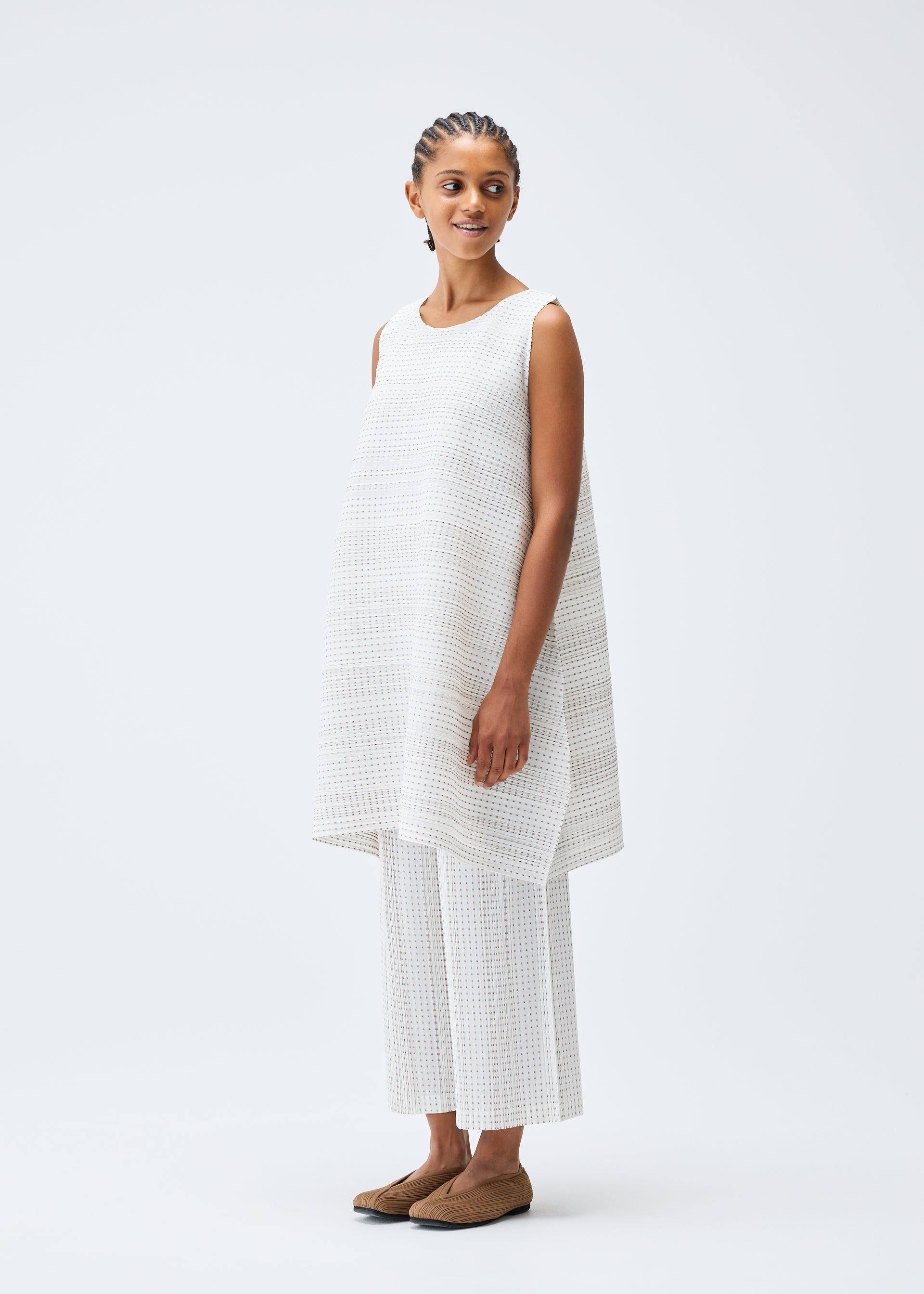COTTON SKIP Tunic White – ISSEY MIYAKE EU